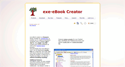 Desktop Screenshot of exe-ebookcreator.com