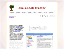 Tablet Screenshot of exe-ebookcreator.com